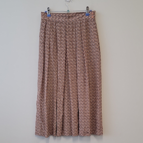 Dior Dresses & Skirts - Dior Beige Patterned A-Line Skirt